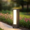 Lampioni Da Giardino-Maytoni hof lampione basso da giardino led 3000k ip65 grigio