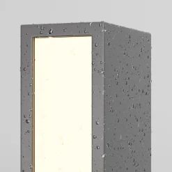 Lampioni Da Giardino-Maytoni hof lampione basso da giardino led 3000k ip65 grigio