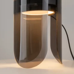 Abat Jour-Maytoni insight lampada abat-jour moderna nera bidirezionale led 3000k