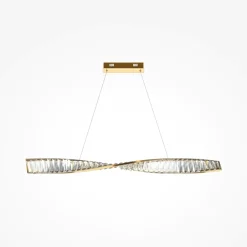 Lampadari Cucina-Maytoni krone lampadario da cucina effetto cristallo led 3000k