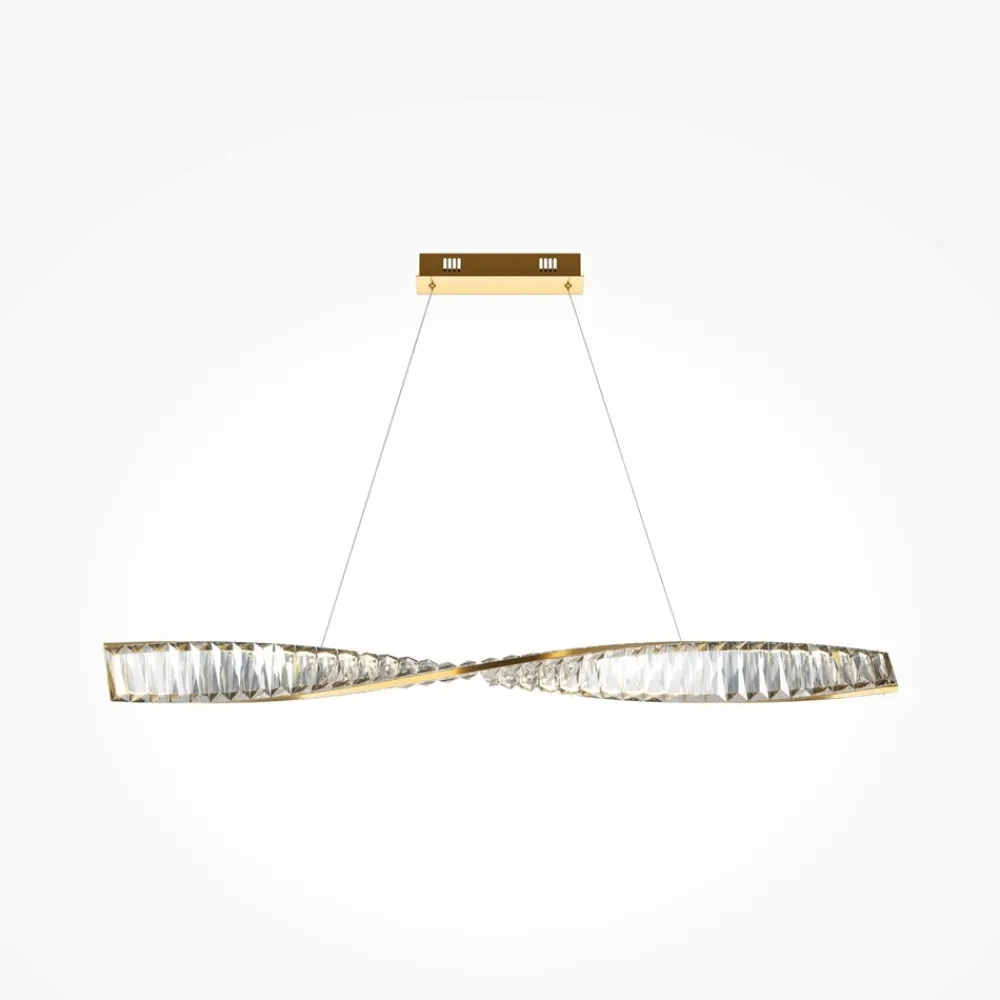 Lampadari Cucina-Maytoni krone lampadario da cucina effetto cristallo led 3000k