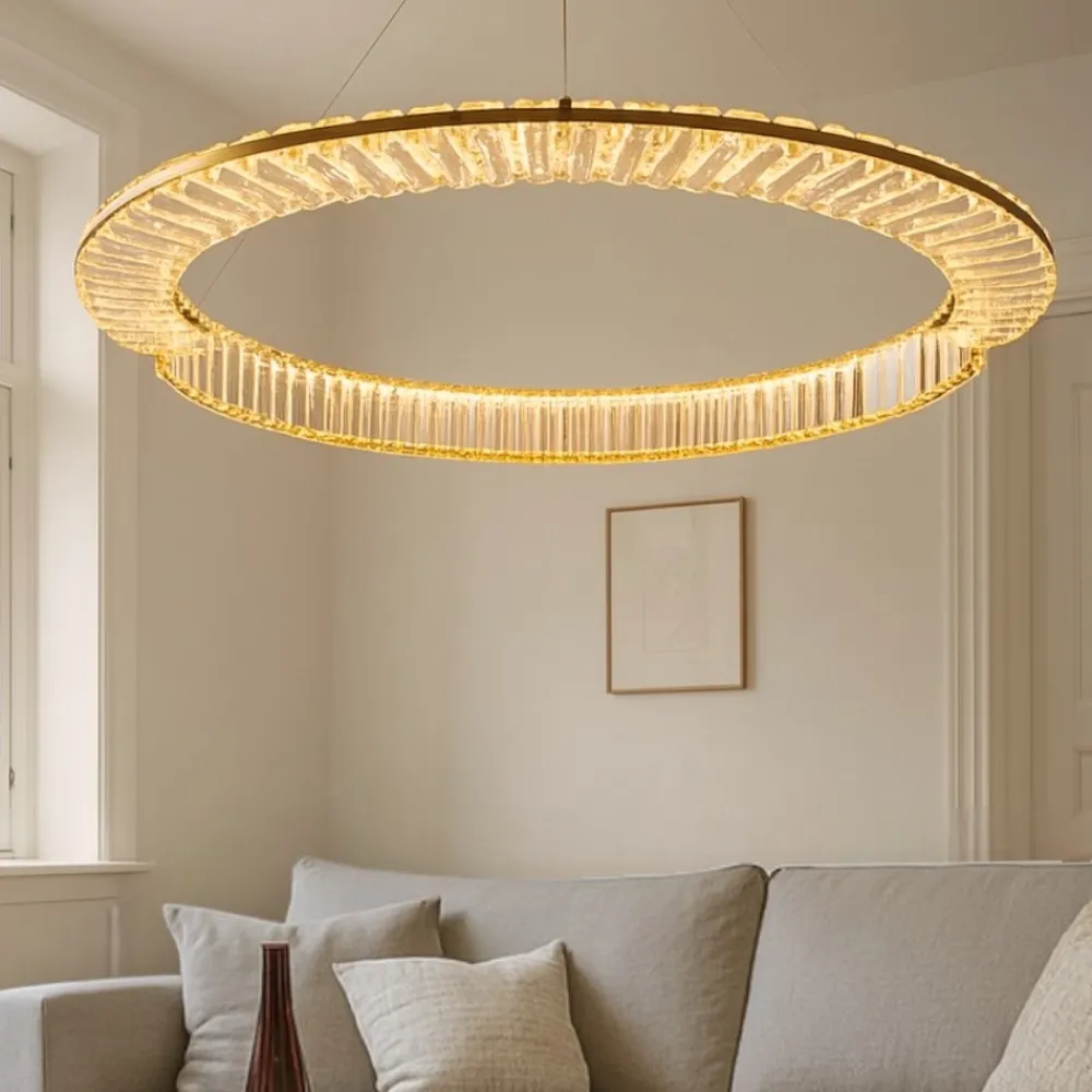Lampadari Moderni-Maytoni krone lampadario moderno per soggiorno led 3000k