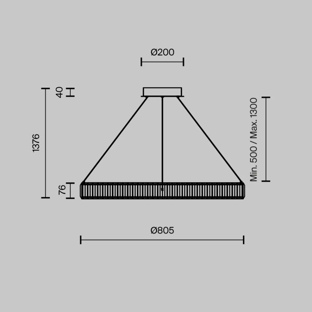 Lampadari Moderni-Maytoni krone lampadario moderno per soggiorno led 3000k