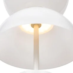 Lampade Da Tavolo-Maytoni kyoto lampada da tavolo bianca design moderno led 3000k