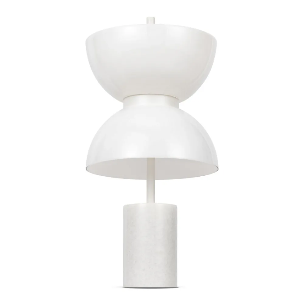 Lampade Da Tavolo-Maytoni kyoto lampada da tavolo bianca design moderno led 3000k