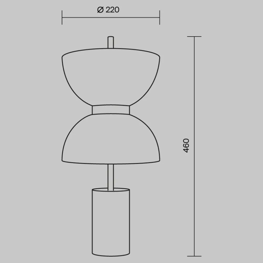 Lampade Da Tavolo-Maytoni kyoto lampada da tavolo bianca design moderno led 3000k