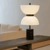Lampade Da Tavolo-Maytoni lampada da tavolo moderna marmo nera kyoto