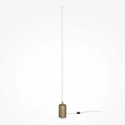 Lampade Da Terra-Maytoni lampada da terra flow oro led da 3000k a 6000k per salotto