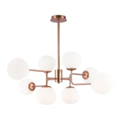 Lampadari Moderni-Maytoni lampadario erich oro rosa per soggiorno moderno