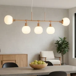 Lampadari Moderni-Maytoni lampadario erich per soggiorno oro rosa moderno