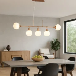 Lampadari Moderni-Maytoni lampadario erich per soggiorno oro rosa moderno