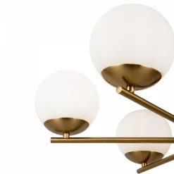Lampadari Moderni-Maytoni lampadario marble per soggiorno elegante nero oro ottone