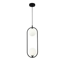 Lampadario Camera Da Letto-Maytoni lampadario nero pendente per comodino camera da letto