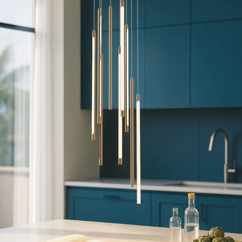 Lampadari Cucina-Maytoni light stick lampadario pendente cucina led 3000k moderno