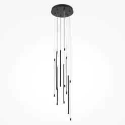 Lampadari Moderni-Maytoni light stick lampadario moderno led 46w 3000k con pendenti
