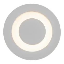 Segnapasso Led-Maytoni limo segnapasso bianco per esterno moderno da incasso led 3000k ip65