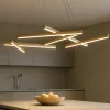 Lampadari Cucina-Maytoni line lampadario da cucina design moderno led 4000k