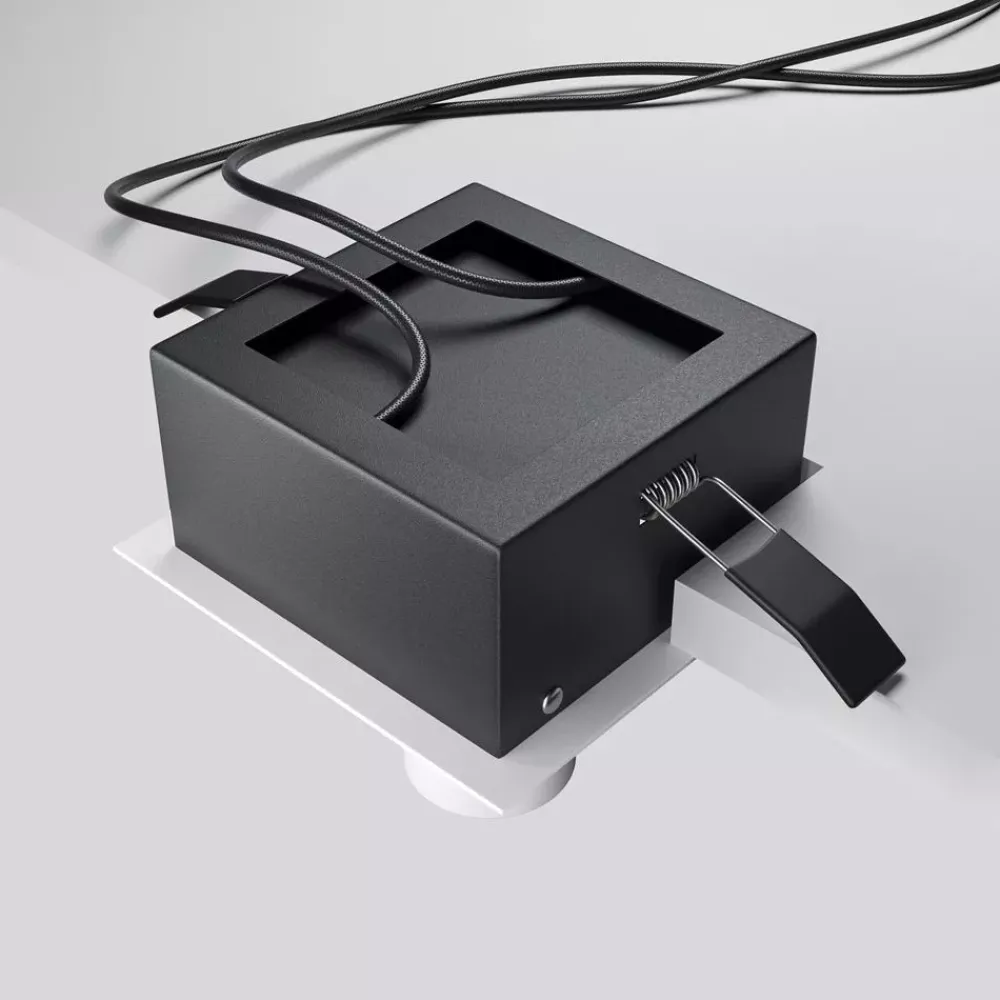 Faretti Da Incasso-Maytoni magnum faretto da incasso led 14w 3000k cestello bianco 2 luci orientabili