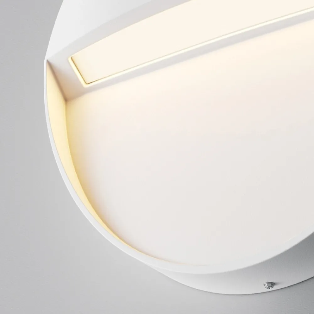 Segnapasso Led-Maytoni mane segnapasso da esterno moderno bianco led 3000k ip54