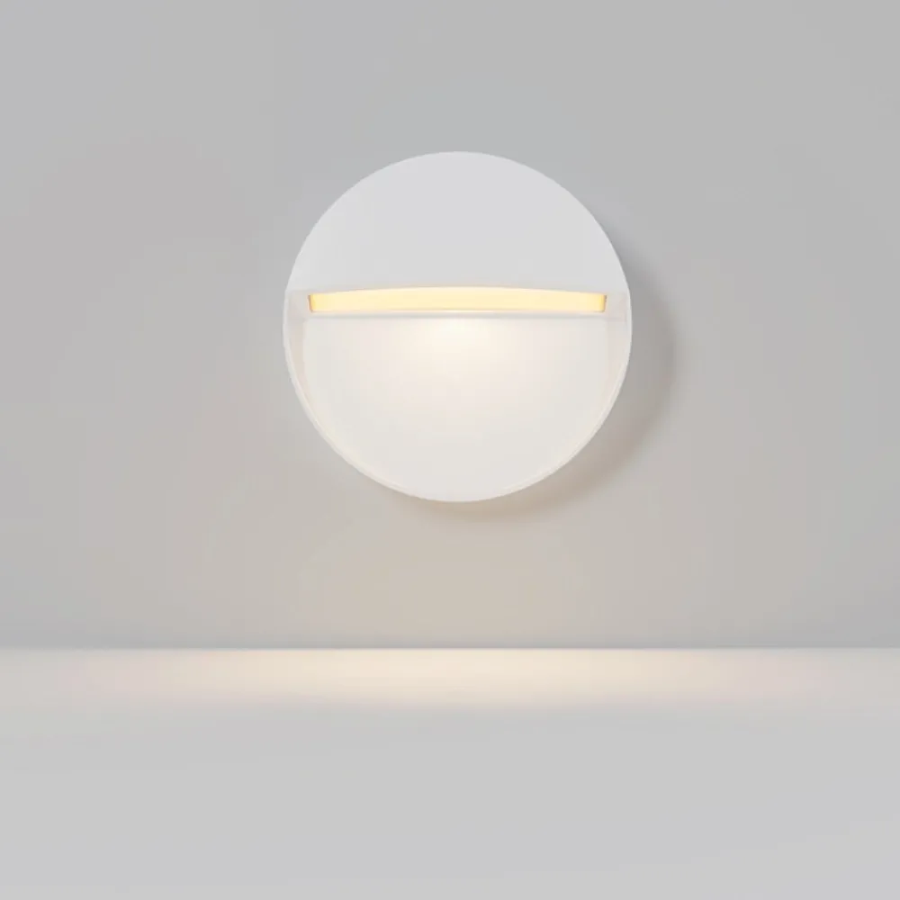 Segnapasso Led-Maytoni mane segnapasso da esterno moderno bianco led 3000k ip54