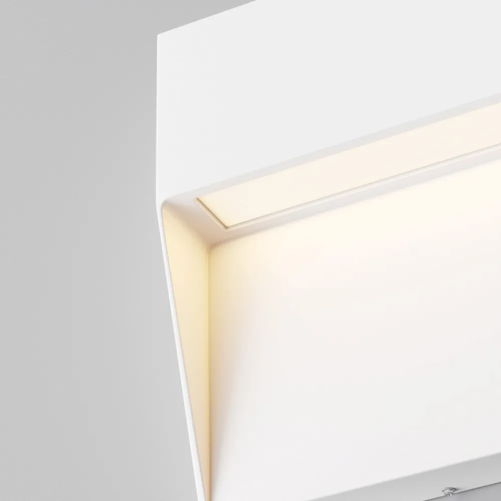 Segnapasso Led-Maytoni mane segnapasso da esterno bianco moderno led 3000k ip54