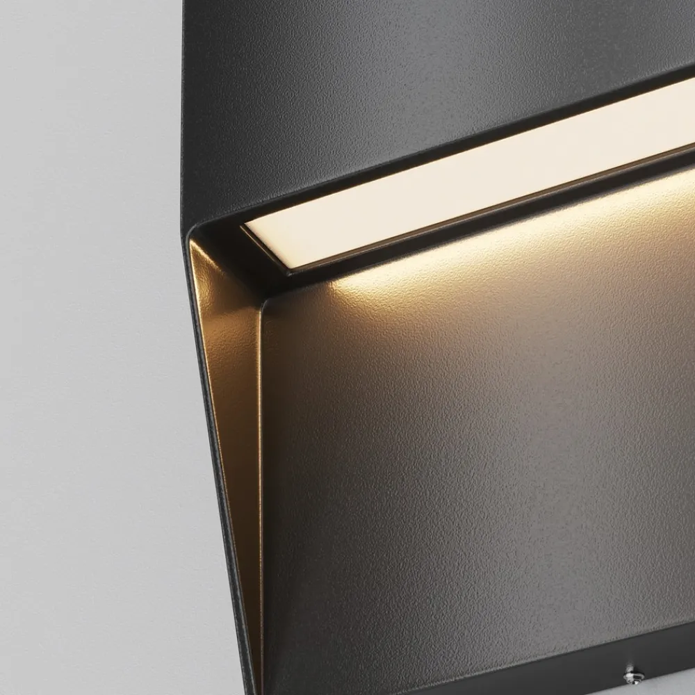Segnapasso Led-Maytoni mane segnapasso da esterno quadrato led 3000k ip54