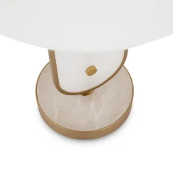 Lampade Da Tavolo-Maytoni marmo lampada da tavolo oro ottone stile contemporaneo