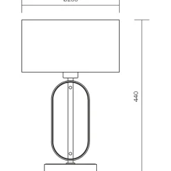 Lampade Da Tavolo-Maytoni marmo lampada da tavolo oro ottone stile contemporaneo