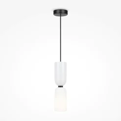 Lampade A Sospensione-Maytoni memory lampada a sospensione bianca minimal per camera da letto