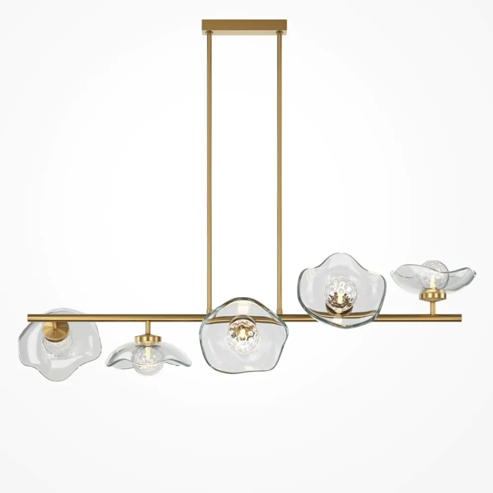 Lampadari Cucina-Maytoni miracle lampadario da cucina con portalampada in vetro