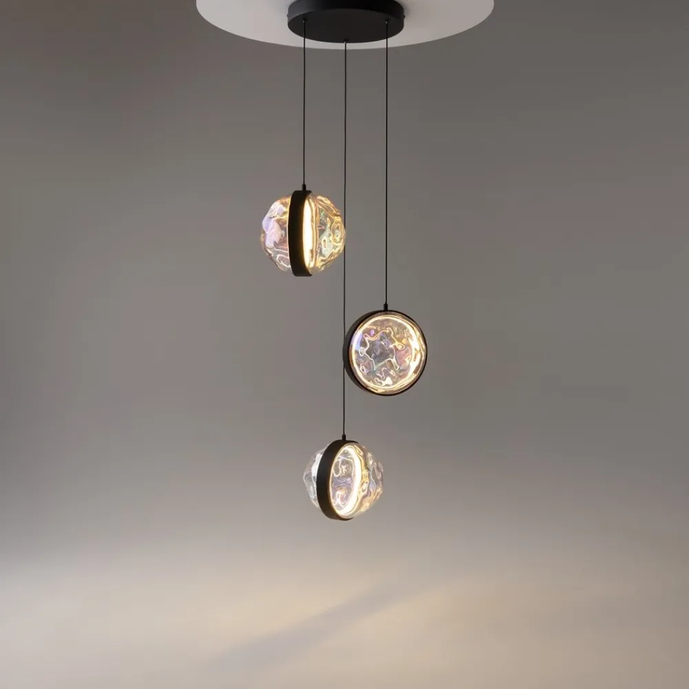 Lampadari Cucina-Maytoni misterio lampadario per cucina led 2700k 3 luci