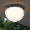 Plafoniere Da Esterno-Maytoni mon plafoniera da esterno tonda led 3000k ip65