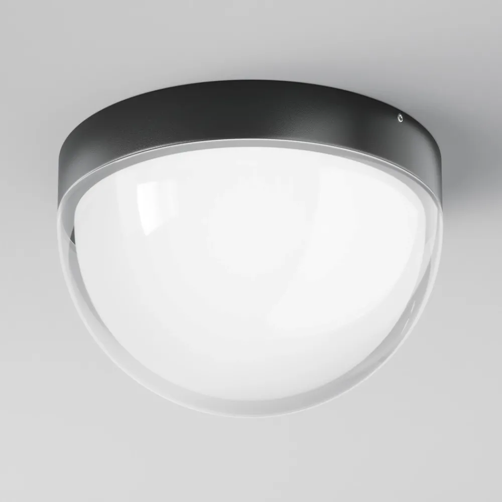 Plafoniere Da Esterno-Maytoni mon plafoniera da esterno tonda led 3000k ip65