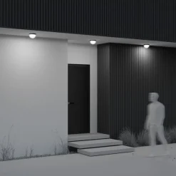 Plafoniere Da Esterno-Maytoni mon plafoniera da esterno tonda led 3000k ip65