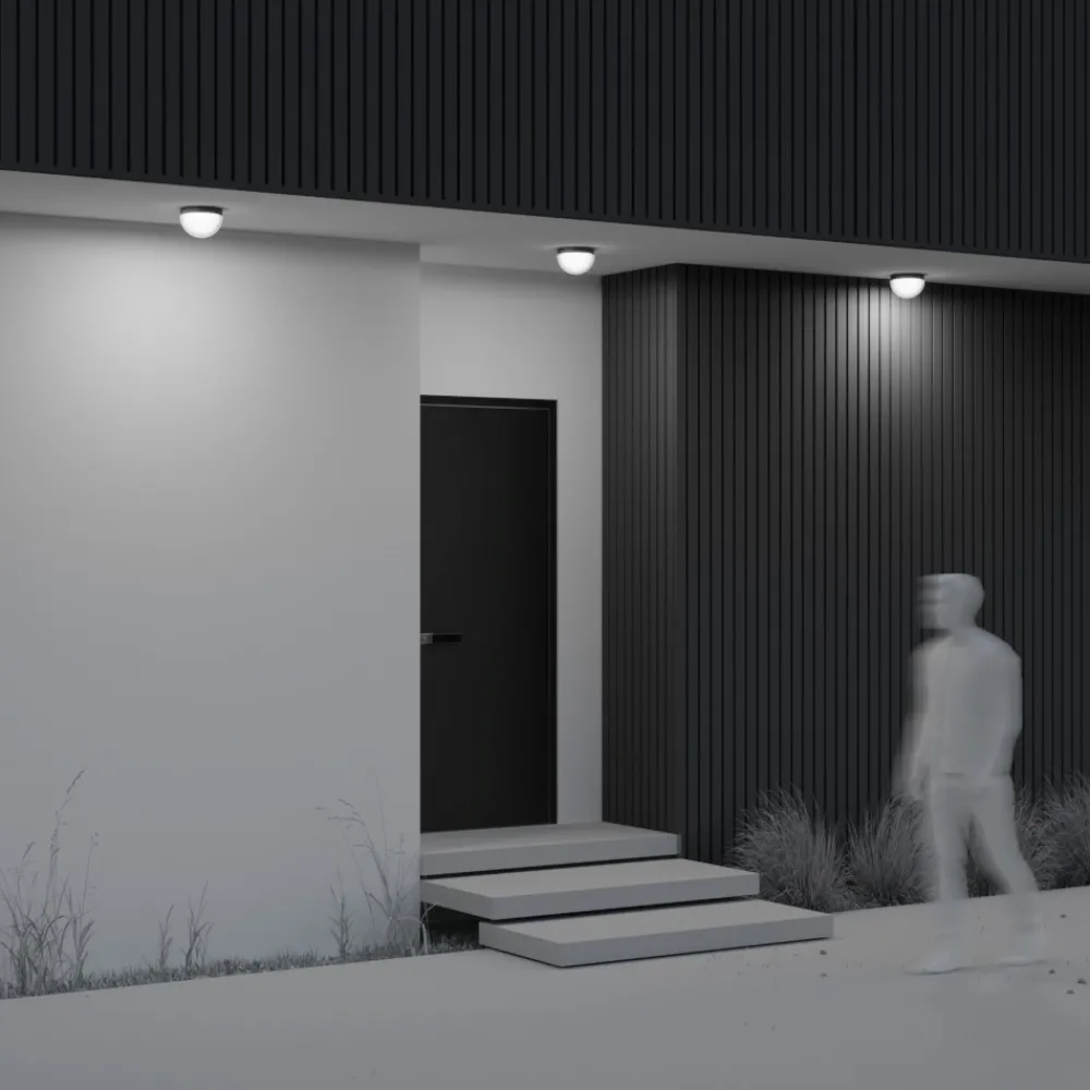 Plafoniere Da Esterno-Maytoni mon plafoniera da esterno tonda led 3000k ip65
