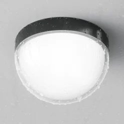Plafoniere Da Esterno-Maytoni mon plafoniera da esterno tonda led 3000k ip65