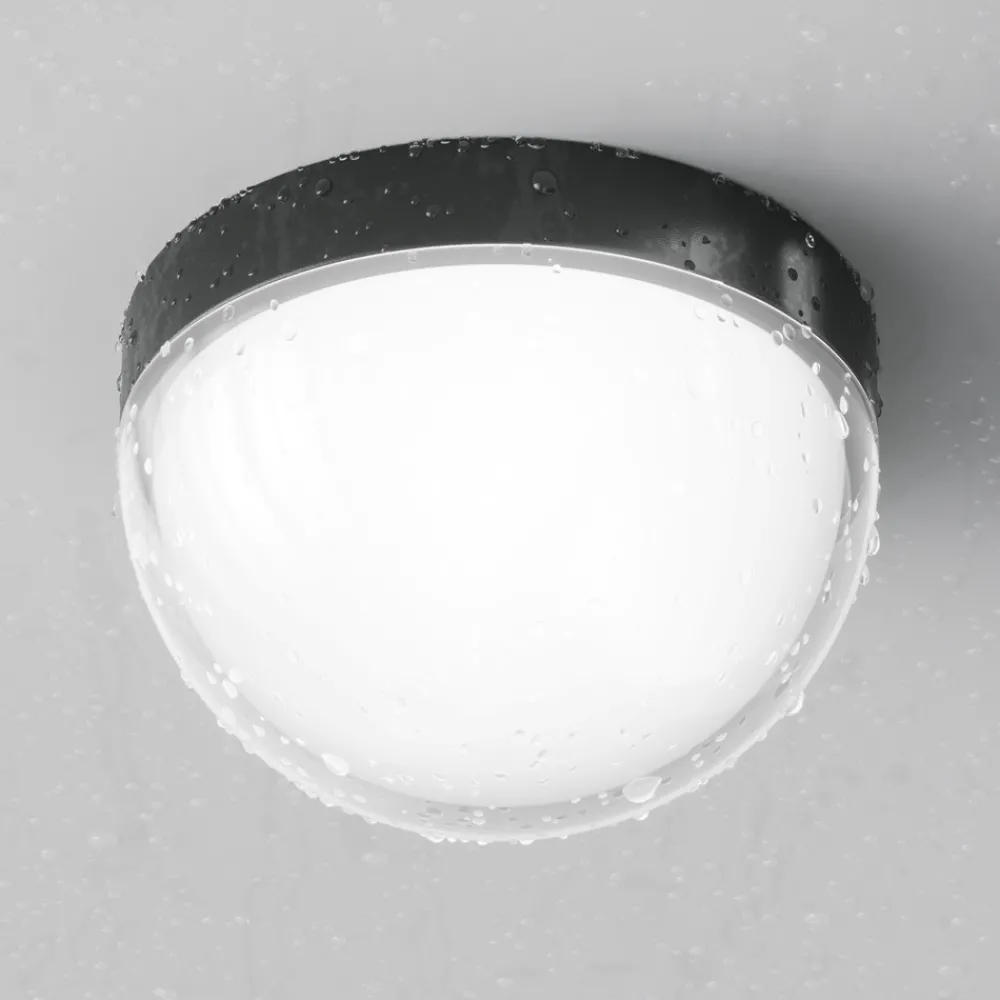 Plafoniere Da Esterno-Maytoni mon plafoniera da esterno tonda led 3000k ip65