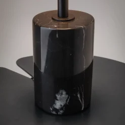 Lampade Da Tavolo-Maytoni mystic lampada da tavolo moderna nera paralume sferico