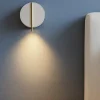 Applique Camera Da Letto-Maytoni nuance applique da comodino led 3w 3000k bianco tondo