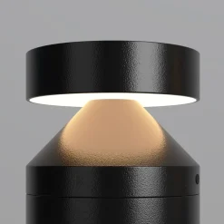 Lampioni Da Giardino-Maytoni olten lampione da giardino moderno led 3000k ip65 nero