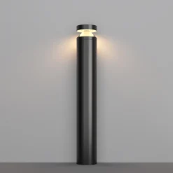 Lampioni Da Giardino-Maytoni olten lampione da giardino moderno led 3000k ip65 nero