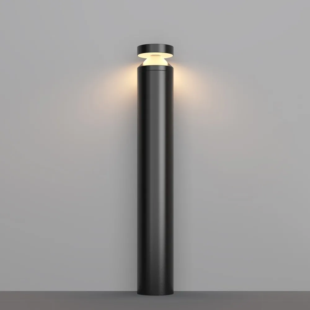 Lampioni Da Giardino-Maytoni olten lampione da giardino moderno led 3000k ip65 nero