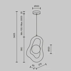 Lampade A Sospensione-Maytoni opus lampada a sospensione per isola cucina