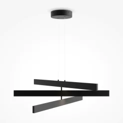 Lampadari Cucina-Maytoni origami lampadario led 46w 4000k da cucina orientabile