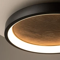 Plafoniere Moderne-Maytoni orign plafoniera led 40w 3000k in pietra naturale