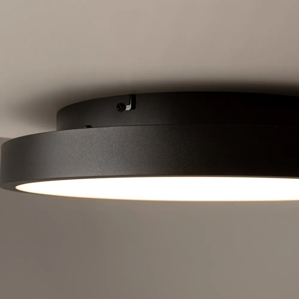 Plafoniere Moderne-Maytoni orign plafoniera led 40w 3000k in pietra naturale