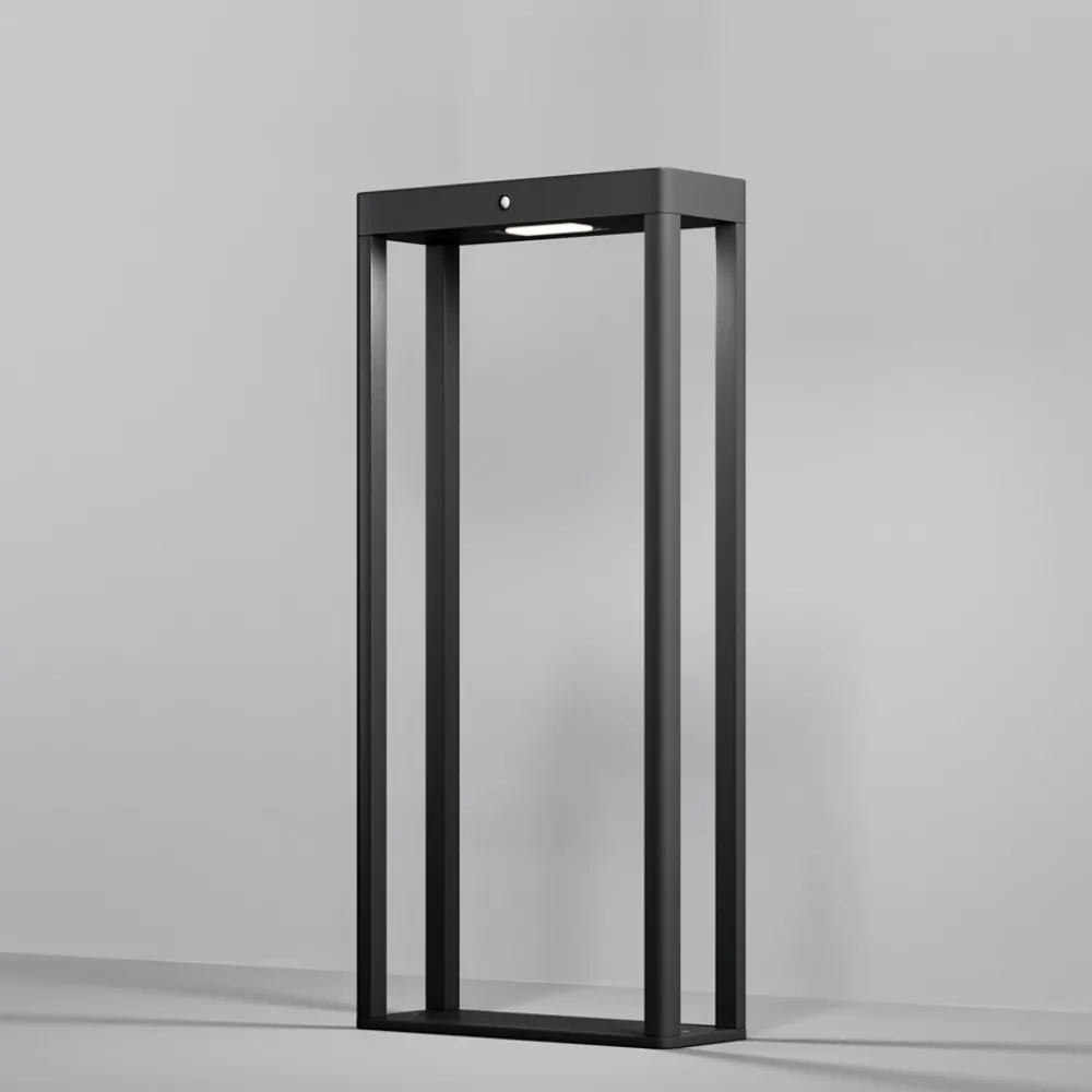 Lampade Da Esterno Giardino-Maytoni pir lampada da esterno rettangolare moderna led 3000k ip54