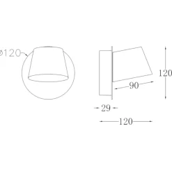 Applique Camera Da Letto-Maytoni pixel applique led 7w 3000k per comodino