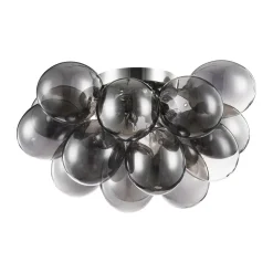 Plafoniere Moderne-Maytoni plafoniera per cucina moderna balbo grappolo vetri fume trasparenti