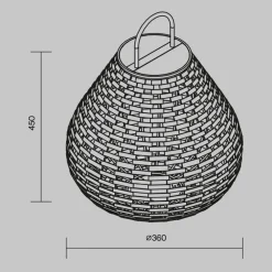 Lampade Da Esterno Giardino-Maytoni plet lampada da esterno design rustico led 3000k ip65
